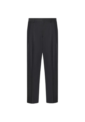 BE ABLE pleated side-adjuster trousers - Black