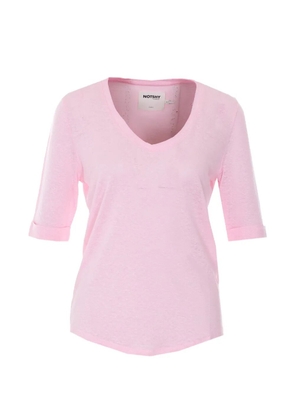 NOTSHY Romana V-neck T-shirt - Pink