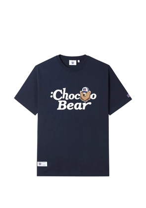 CHOCOOLATE bear-motif T-shirt - Blue