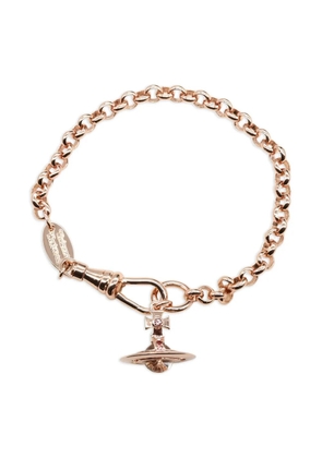 Vivienne Westwood Pre-Owned 20s logo-charm bracelet - Pink