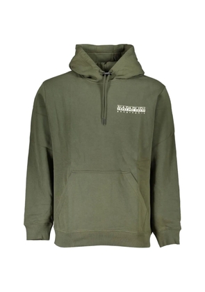 Napapijri graphic-print boxy hoodie - Green