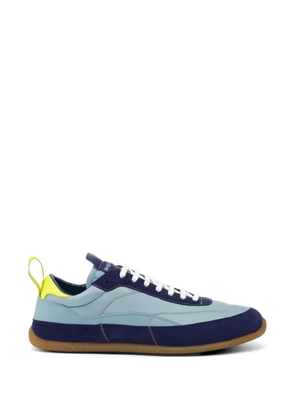 Alexander McQueen EC1 panelled suede-trim sneakers - Blue