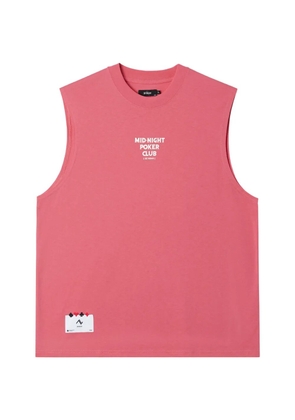 izzue graphic-print sleeveless top - Pink