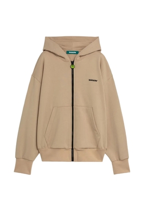 BARROW zip hooded sweatshirt - Neutrals