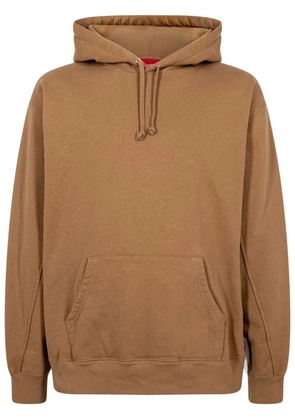 Supreme cropped panels hoodie - Brown