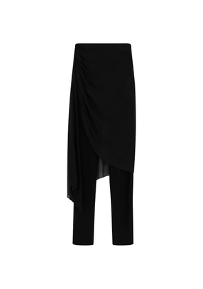 Giuseppe Di Morabito gathered draped trousers - Black