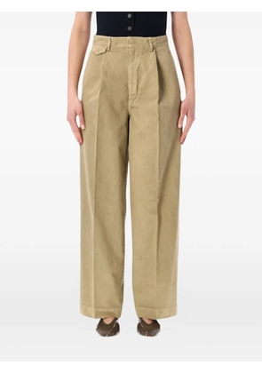 Auralee belt-loops trousers - Neutrals