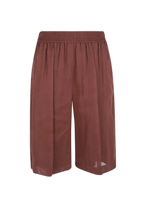 Brunello Cucinelli elasticated-waistband shorts - Red