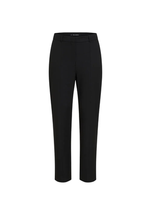 Karl Lagerfeld logo-plaque tailored trousers - Black