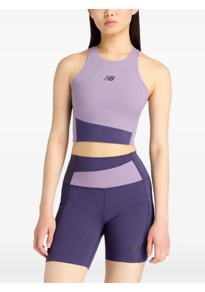 New Balance RC Elite cropped tank top - Purple
