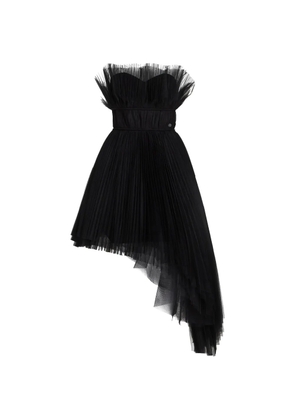 Karl Lagerfeld asymmetric tulle dress - Black