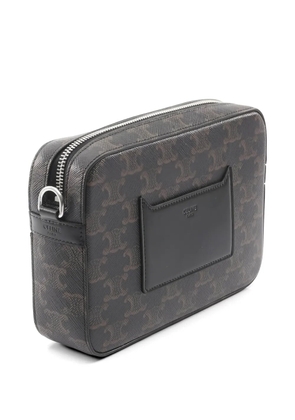 Celine Pre-Owned 2020s Triomphe-canvas shoulder bag - Black