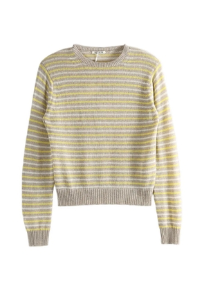Auralee striped cashmere sweater - Neutrals