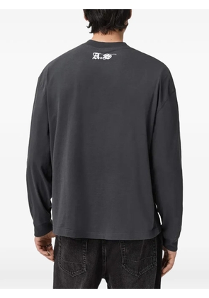 AllSaints Kindred logo-print long-sleeve T-shirt - Black