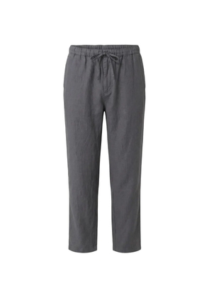 120% Lino drawstring linen trousers - Grey