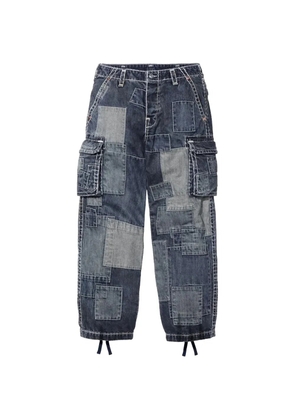 Supreme x True Religion patchwork cargo pants - Blue