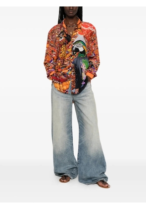 The Artistylist Jewelery graphic-print long-sleeve shirt - Orange