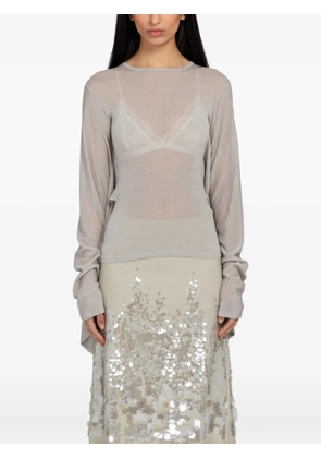 Paloma Wool Suga draped-panel blouse - Grey