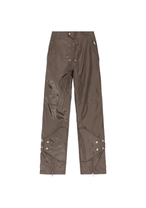 Rick Owens press-stud-detail trousers - Brown