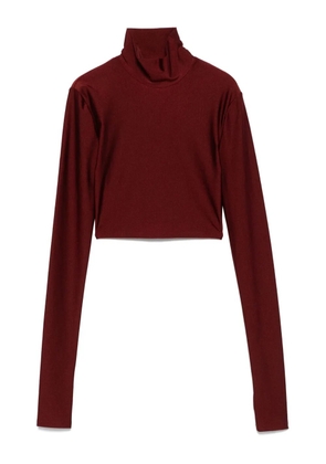 THE ANDAMANE turtleneck long-sleeve top - Red