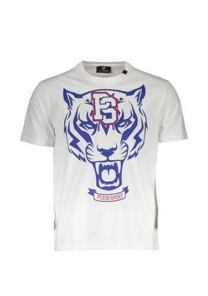 Plein Sport tiger-head print T-shirt - White