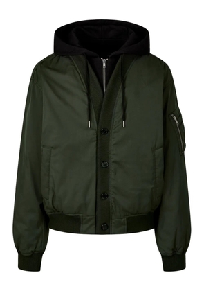 TOMBOY hooded down bomber jacket - Green