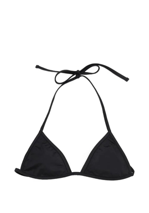 Paloma Wool Adina halterneck triangle bikini top - Black