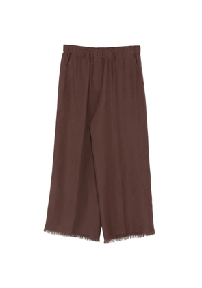 Antonelli Samuele frayed-hem trousers - Brown