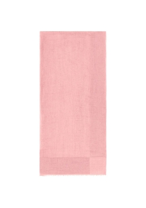 Paul & Shark frayed-edge scarf - Pink