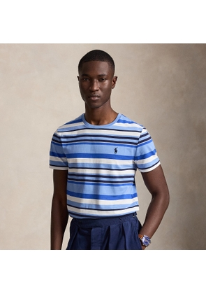 Custom Slim Fit Striped Jersey T-Shirt