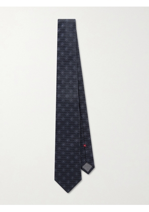 Brunello Cucinelli - 8cm Silk-Jacquard Tie - Men - Blue