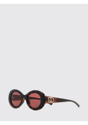 Sunglasses GUCCI Woman color Brown