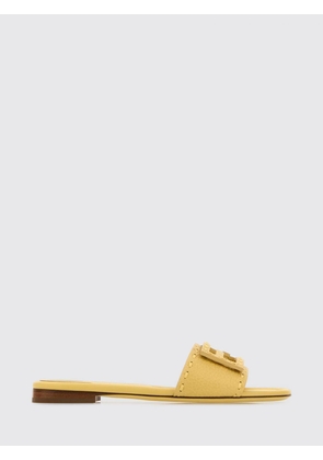 Heeled Sandal FENDI Woman color Yellow