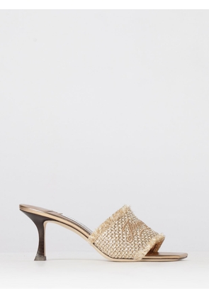 Heeled Sandal JIMMY CHOO Woman color Beige