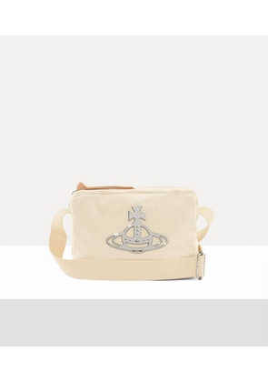 Vivienne Westwood Jude Crossbody Canvas Natural