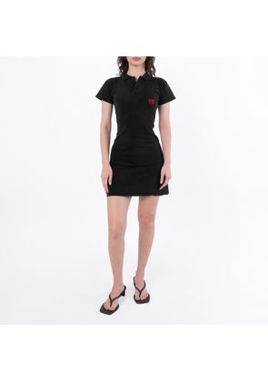 Balenciaga Polo-Style Mini Cotton Dress