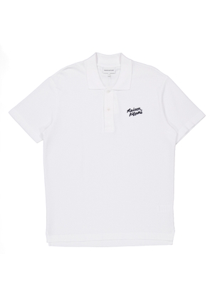 Maison Kitsune Handwriting Comfort Polo Shirt,