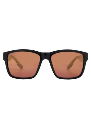 Costa Del Mar PAUNCH Gold Mirror Polarized Glass Square Mens Sunglasses 6S9049 904909 57