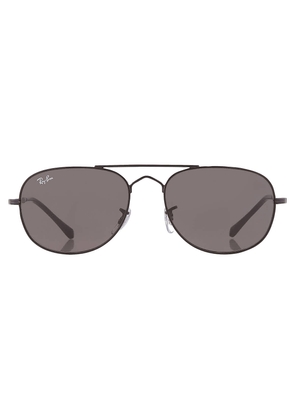 Ray Ban BAIN BRIDGE Dark Grey Pilot Unisex Sunglasses RB3735 002/B1 57