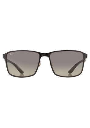 Ray Ban Grey Square Unisex Sunglasses RB3721 187/11 59