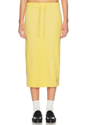 Acne Studios Edora Sunkissed Skirt in Warm Yellow - Yellow. Size L (also in S).