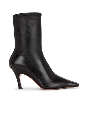 AMINA MUADDI Jamie Nappa 80 Boot in Black - Black. Size 36 (also in 37, 38, 39, 40).