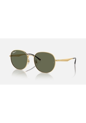 Ray Ban Polarized Green Round Unisex Sunglasses RB3727D 001/9A 57