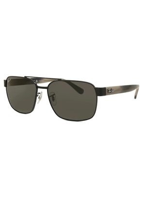 Ray Ban Chromance Polarized Dark Grey Navigator Unisex Sunglasses RB3751CH 002/K8 61