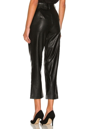 Commando Faux Leather Trouser in Black. Size M. Also in S, L, XL.