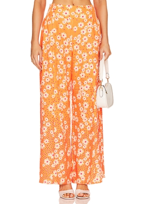 Agua Bendita x REVOLVE Mar Wide Leg Pant in Orange. Size S. Also in L.