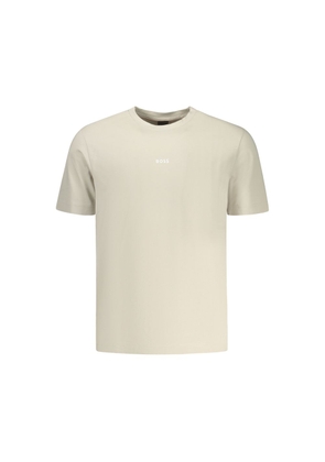 Hugo Boss Beige Cotton Men's T-Shirt - S