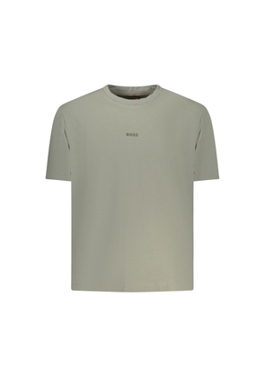 Hugo Boss Verde Cotton Men T-Shirt - S