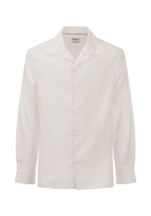 Brunello Cucinelli White Cotton Shirt - L