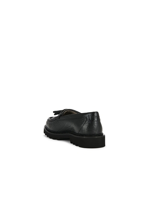 ALLSAINTS Skiff Tassel Loafer in Black. Size 11. Also in 8.